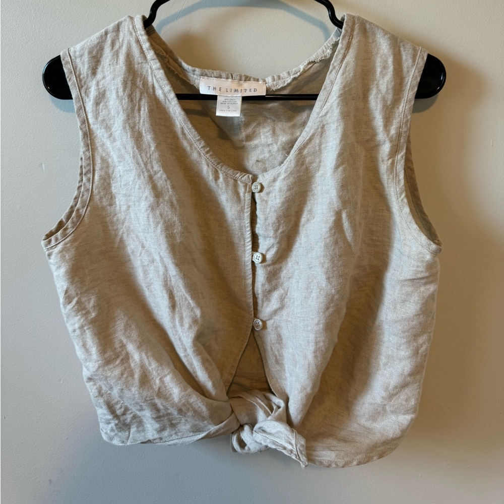 Linen crop top